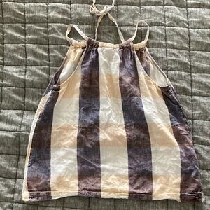 Lightweight Old Navy plaid top, size S